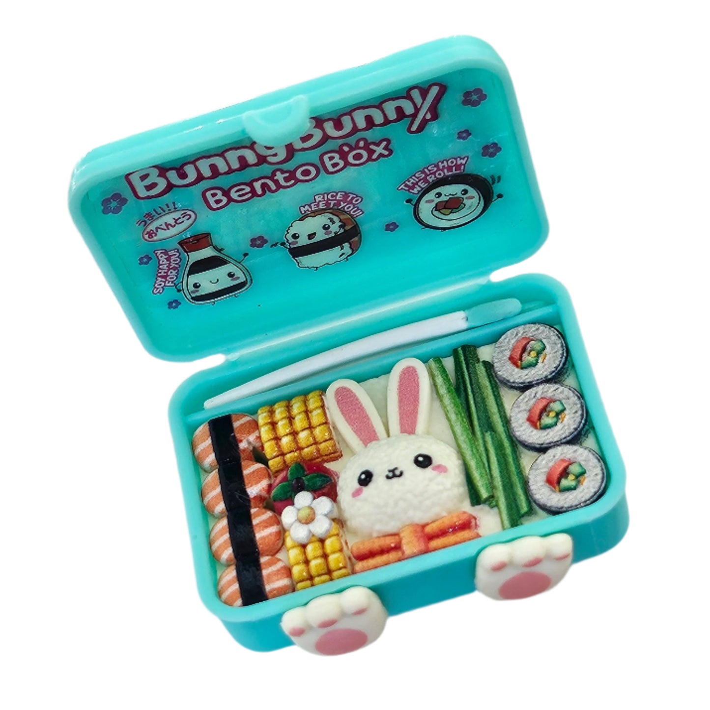 RARE bunny bunny bento box