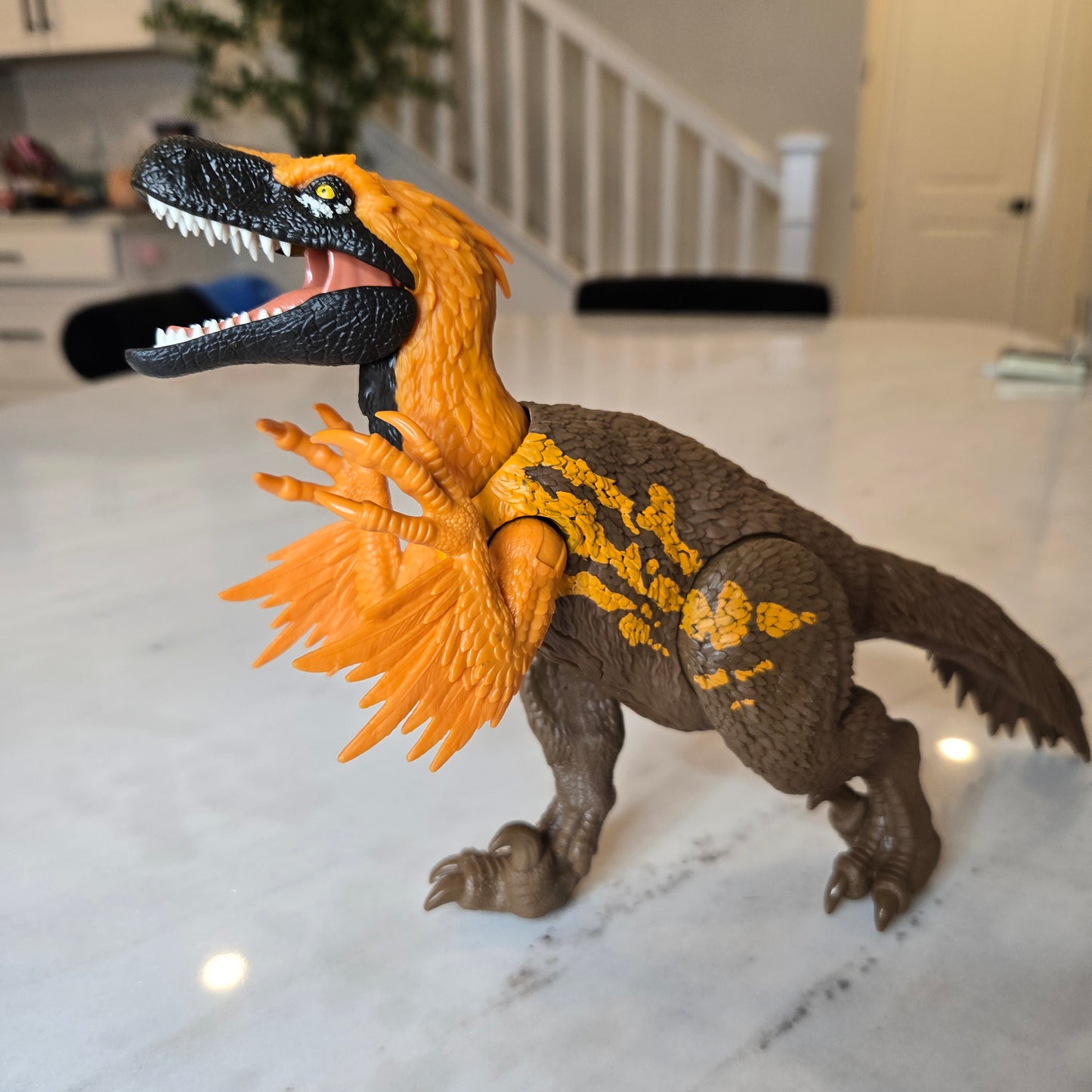 feather bird dino