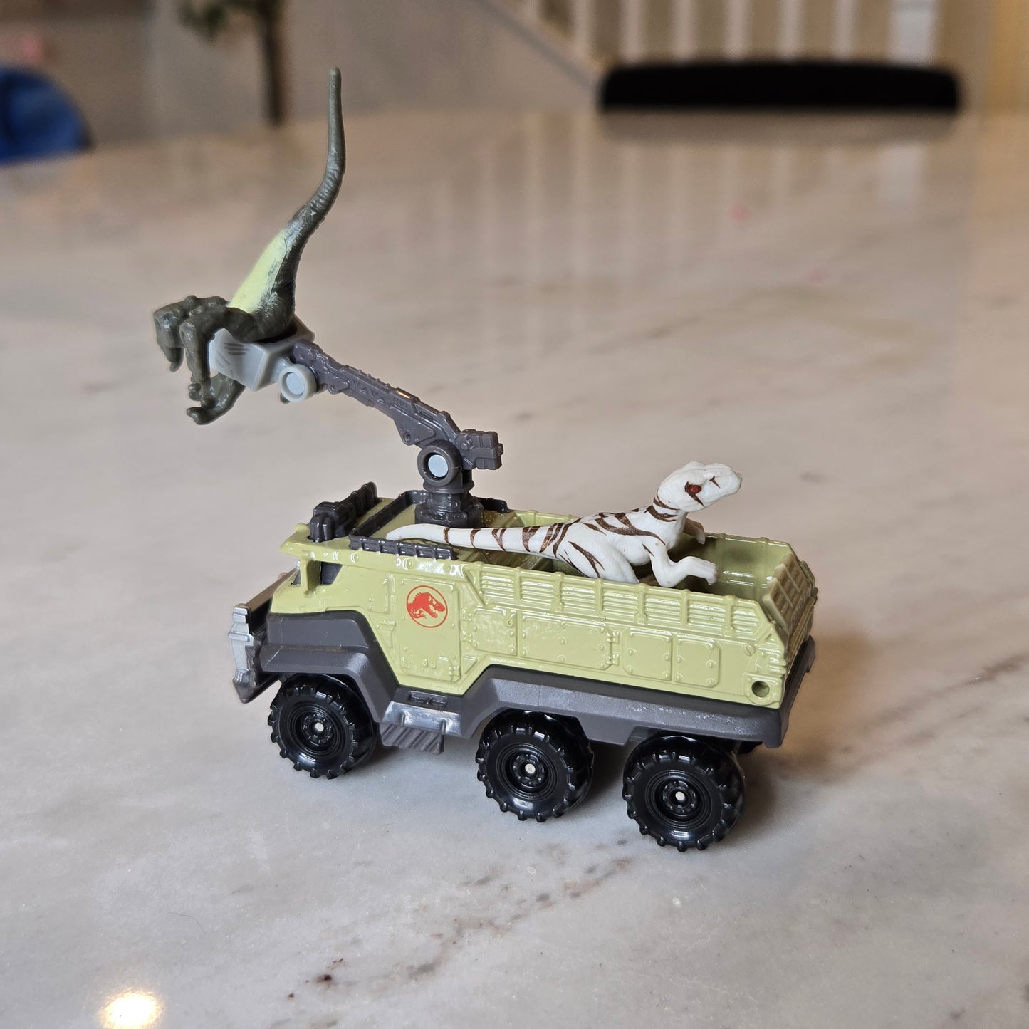 mini velociraptors + truck