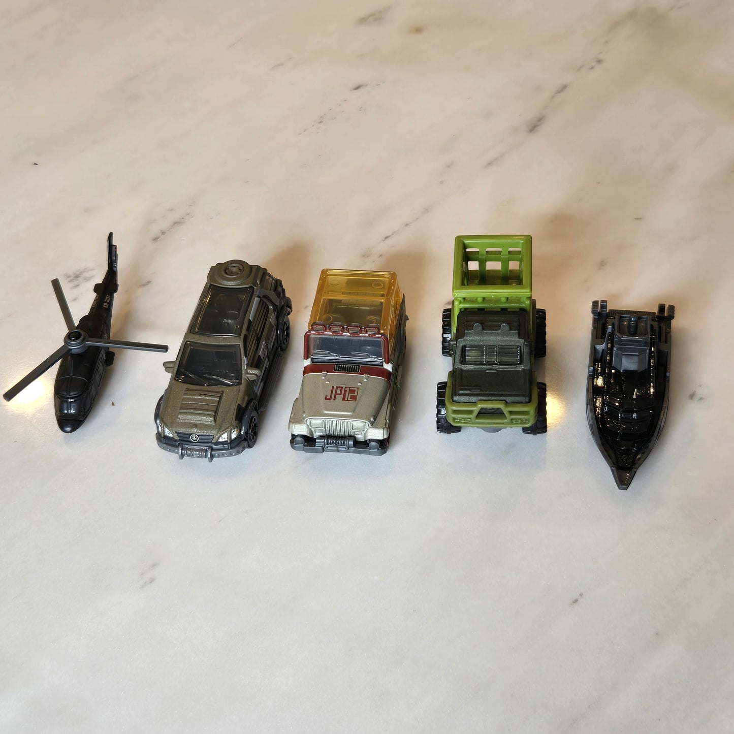 jurassic world mini cars