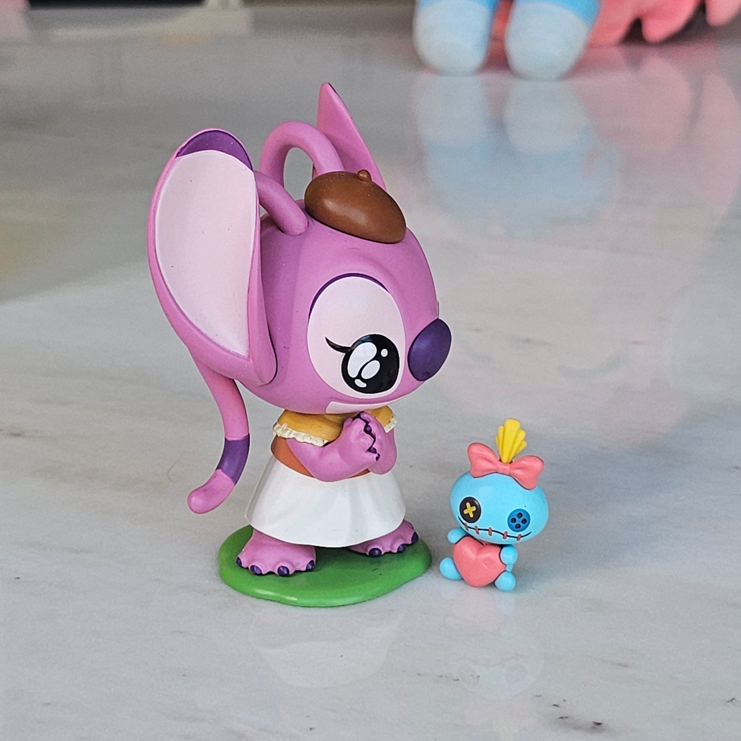 dressed up pink dog popmart figure