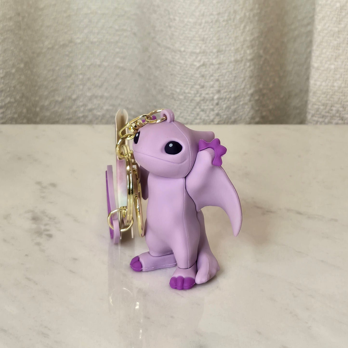 dragon keychain (purple)