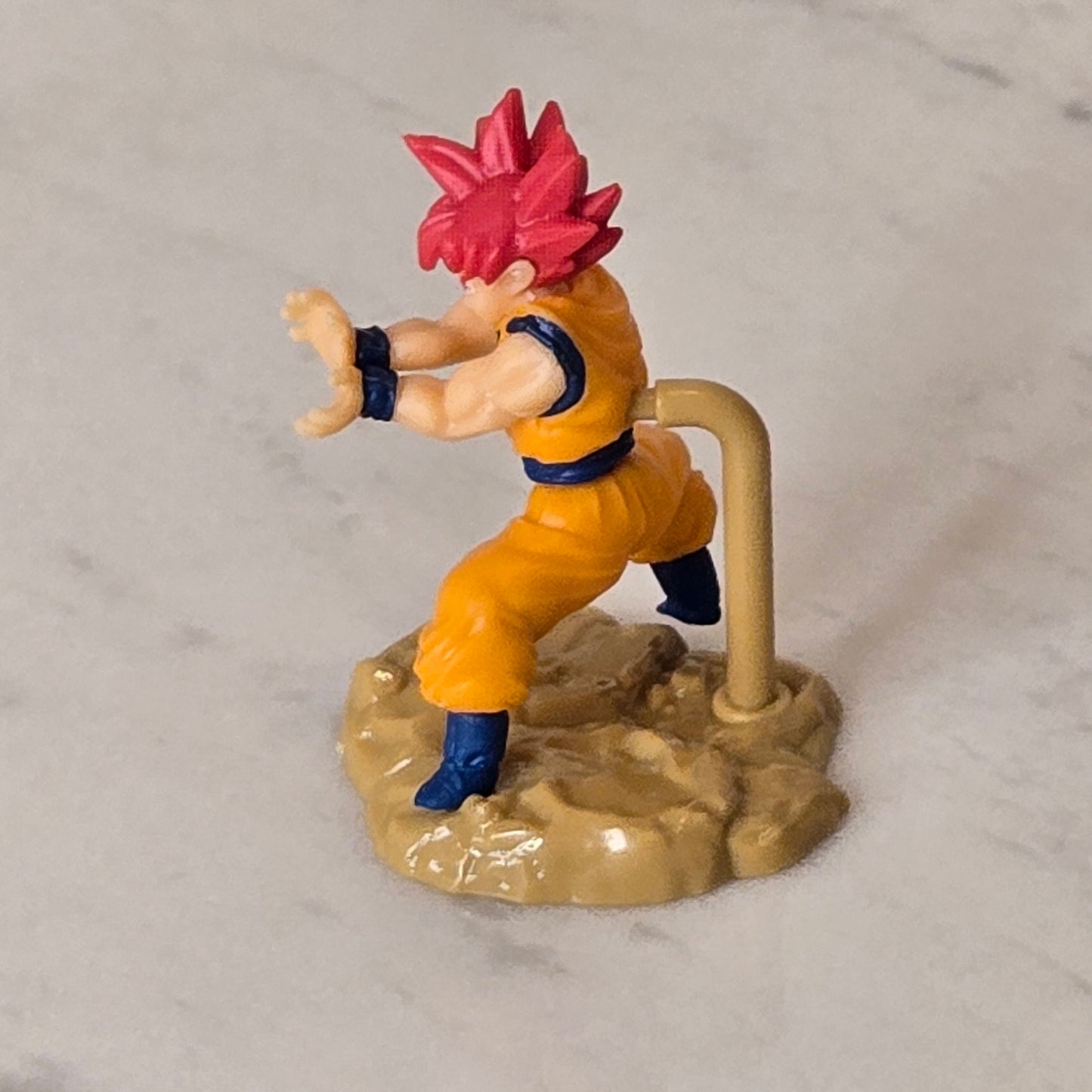 red hair dragonball z microfigure