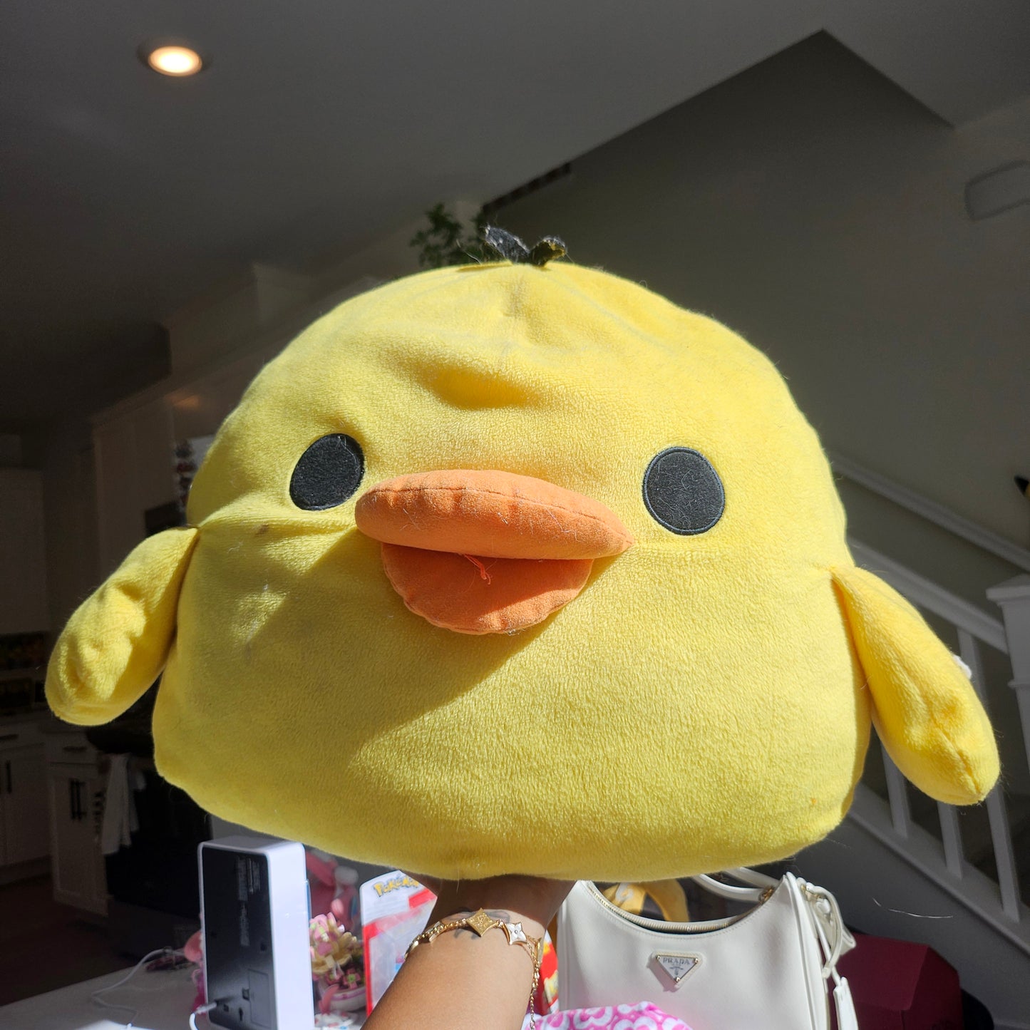 yellow duck plushie