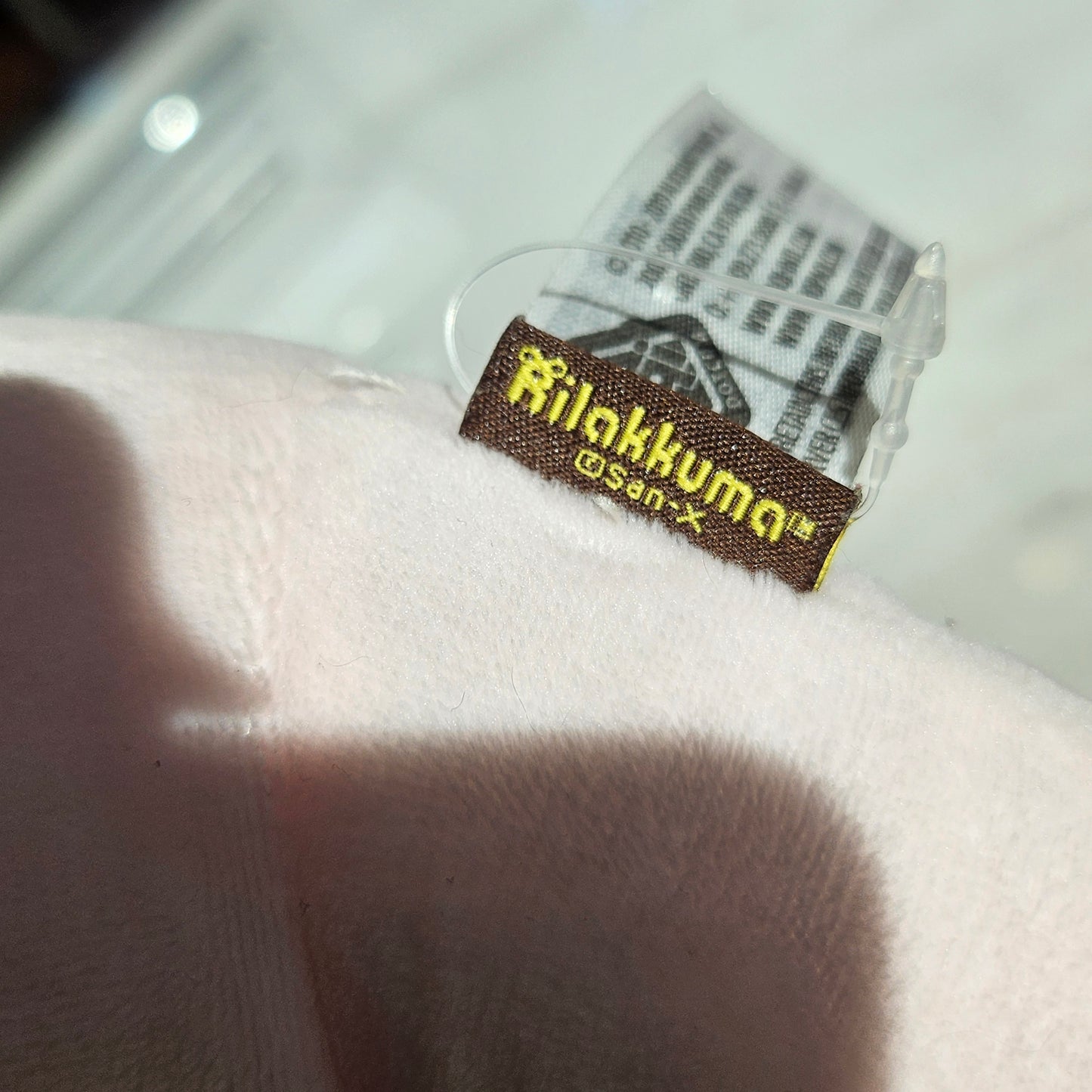 pink lazy bear plushie