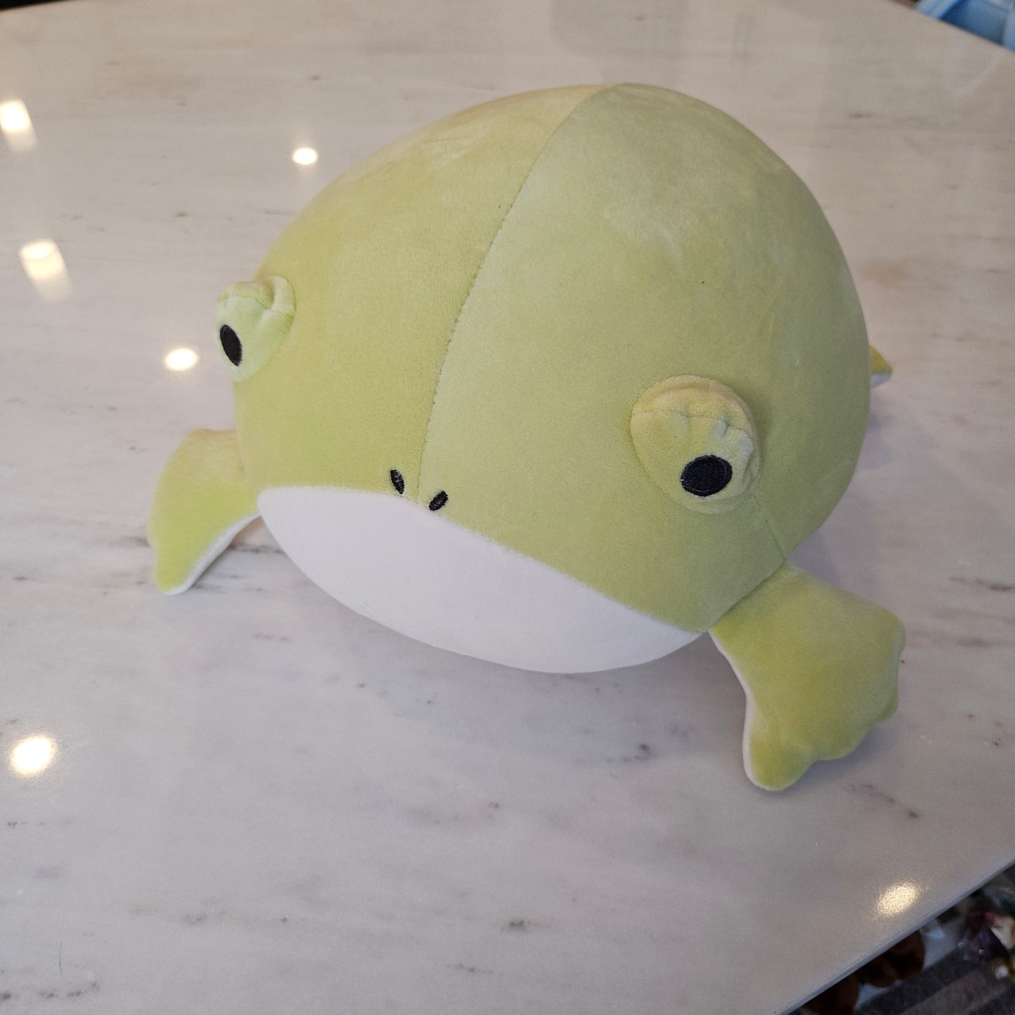 frog plushie