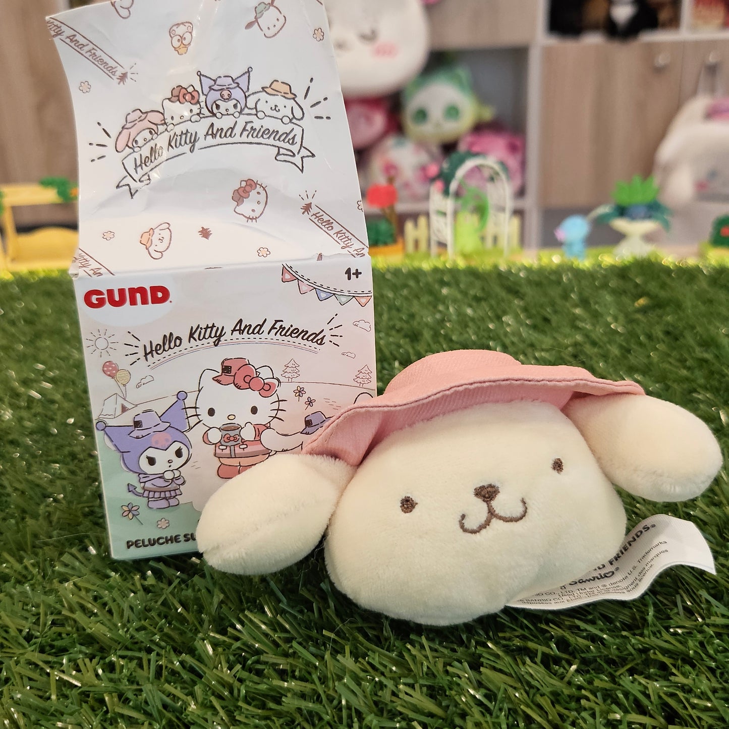pom camping keychain