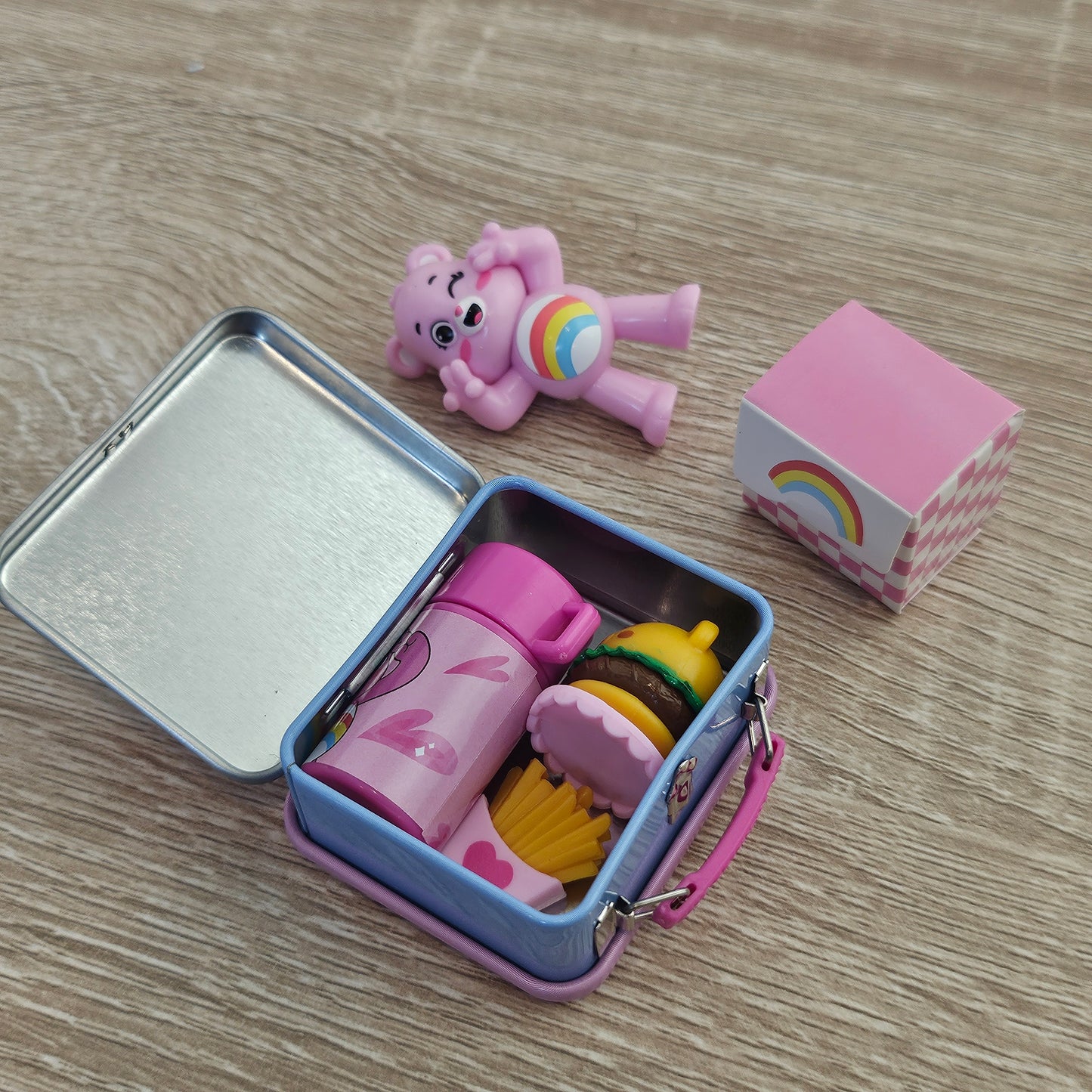 pink bear lunchbox