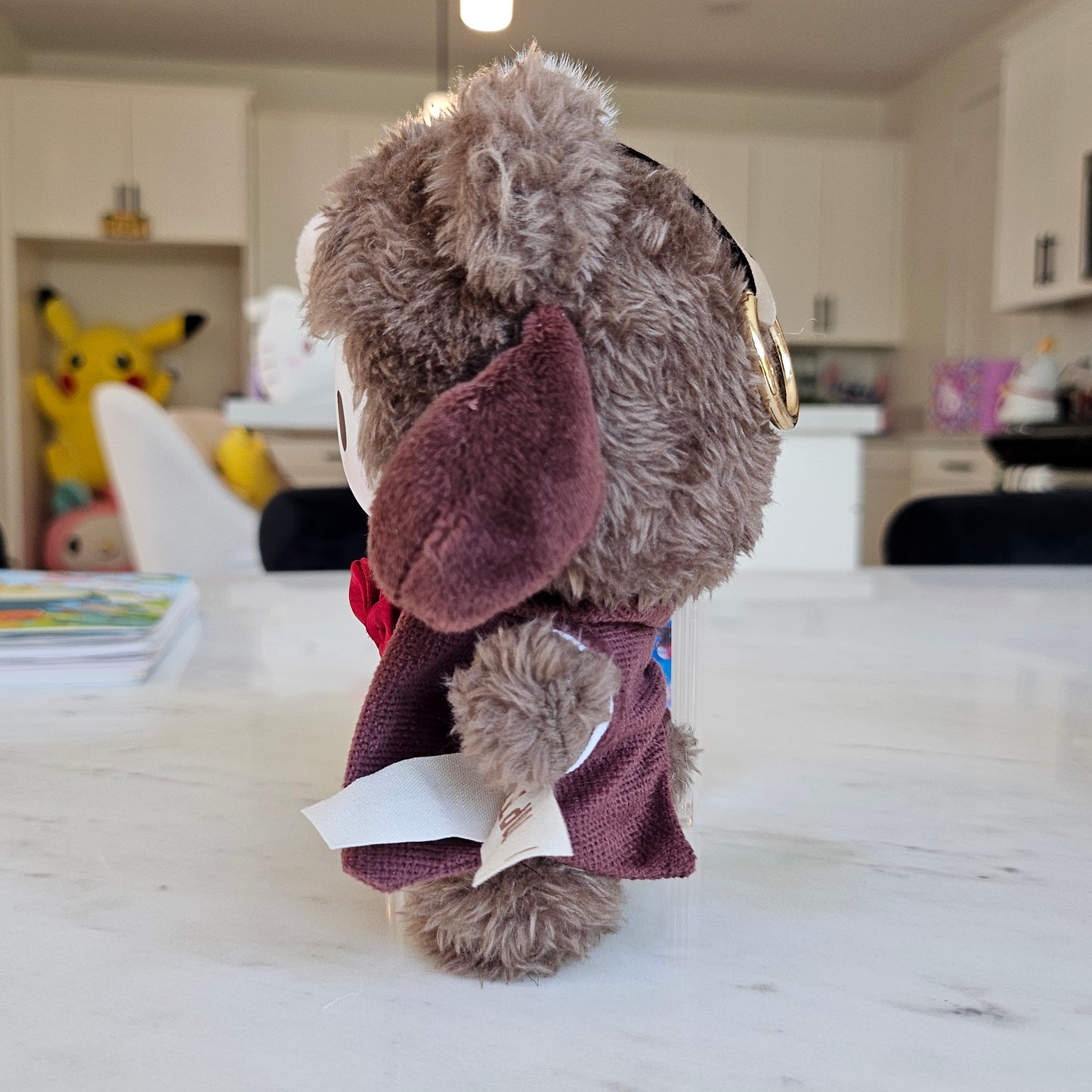 puppy tea party keychain