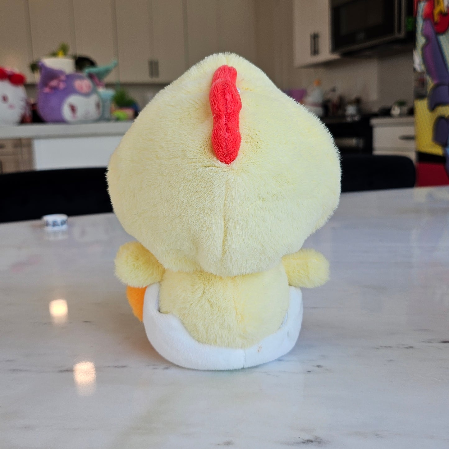 ducky crayon keychain
