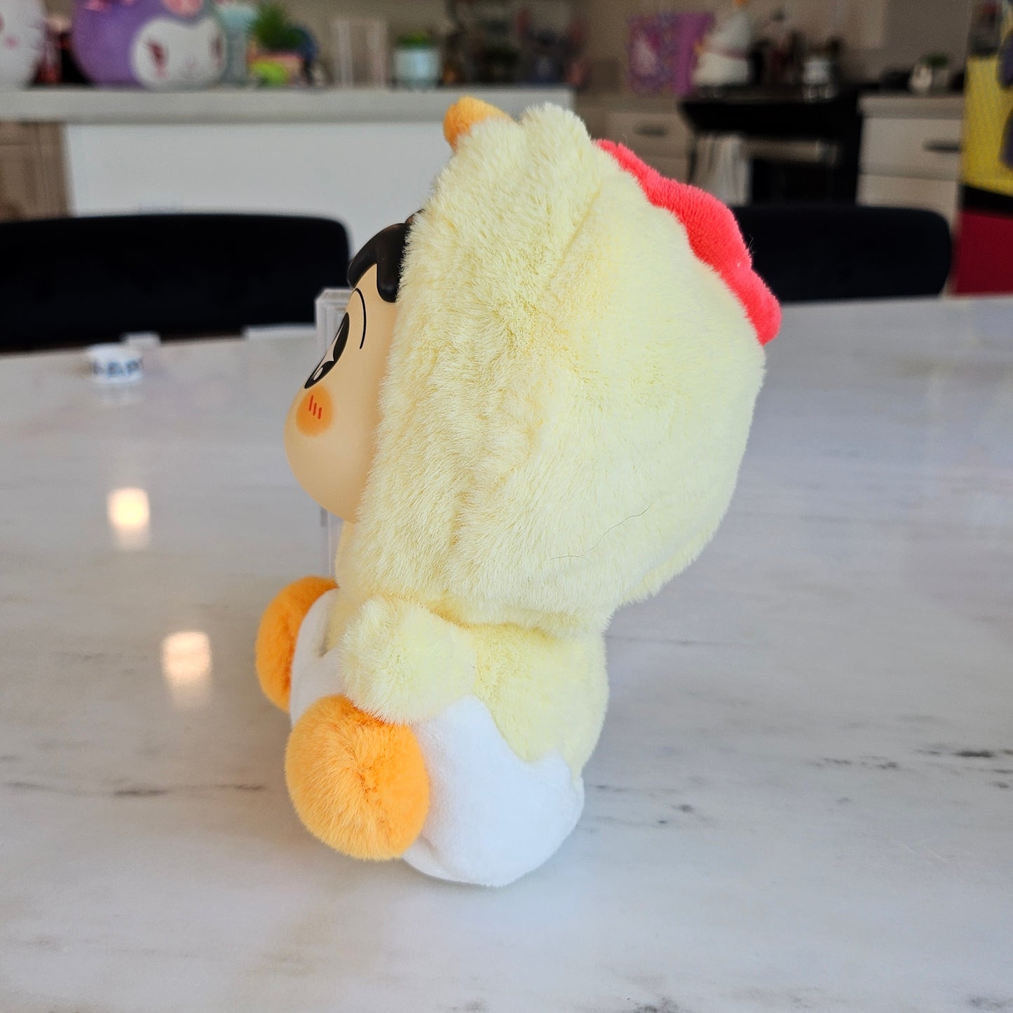 ducky crayon keychain