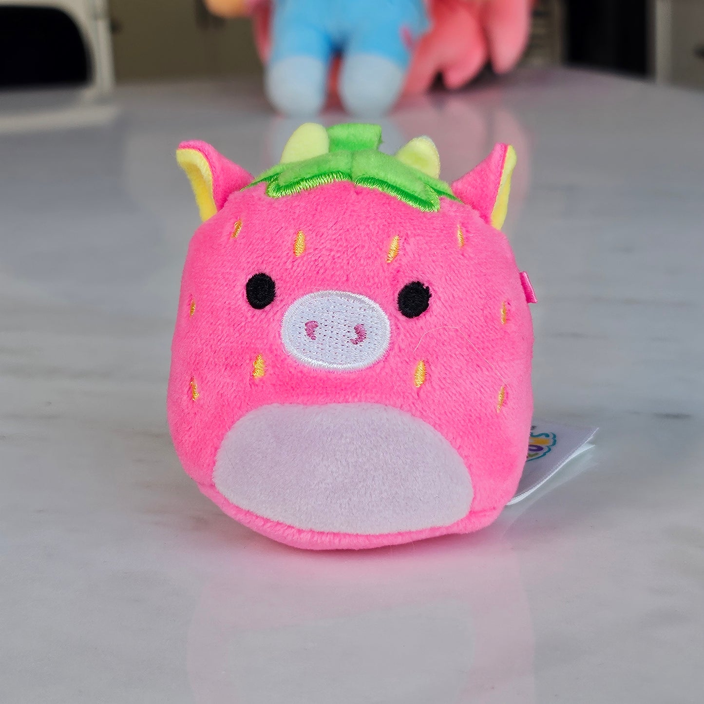 strawberry cow mini squishmallow