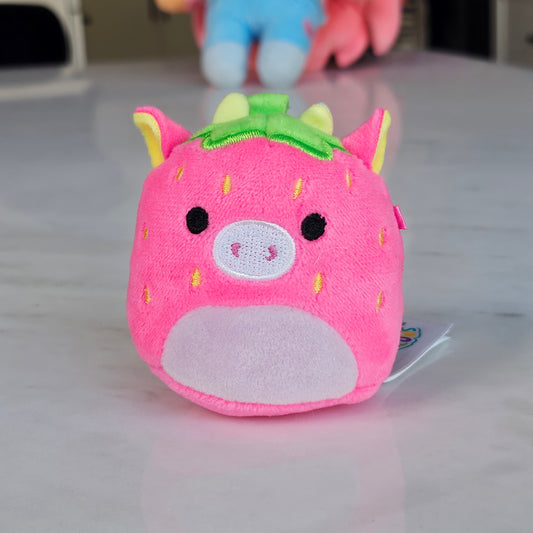 strawberry cow mini squishmallow