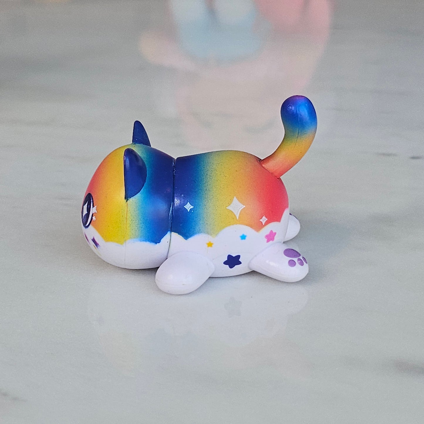 rainbow aphmau cat figure