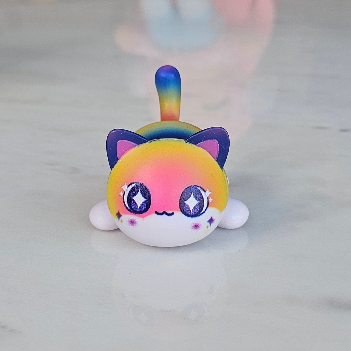 rainbow aphmau cat figure