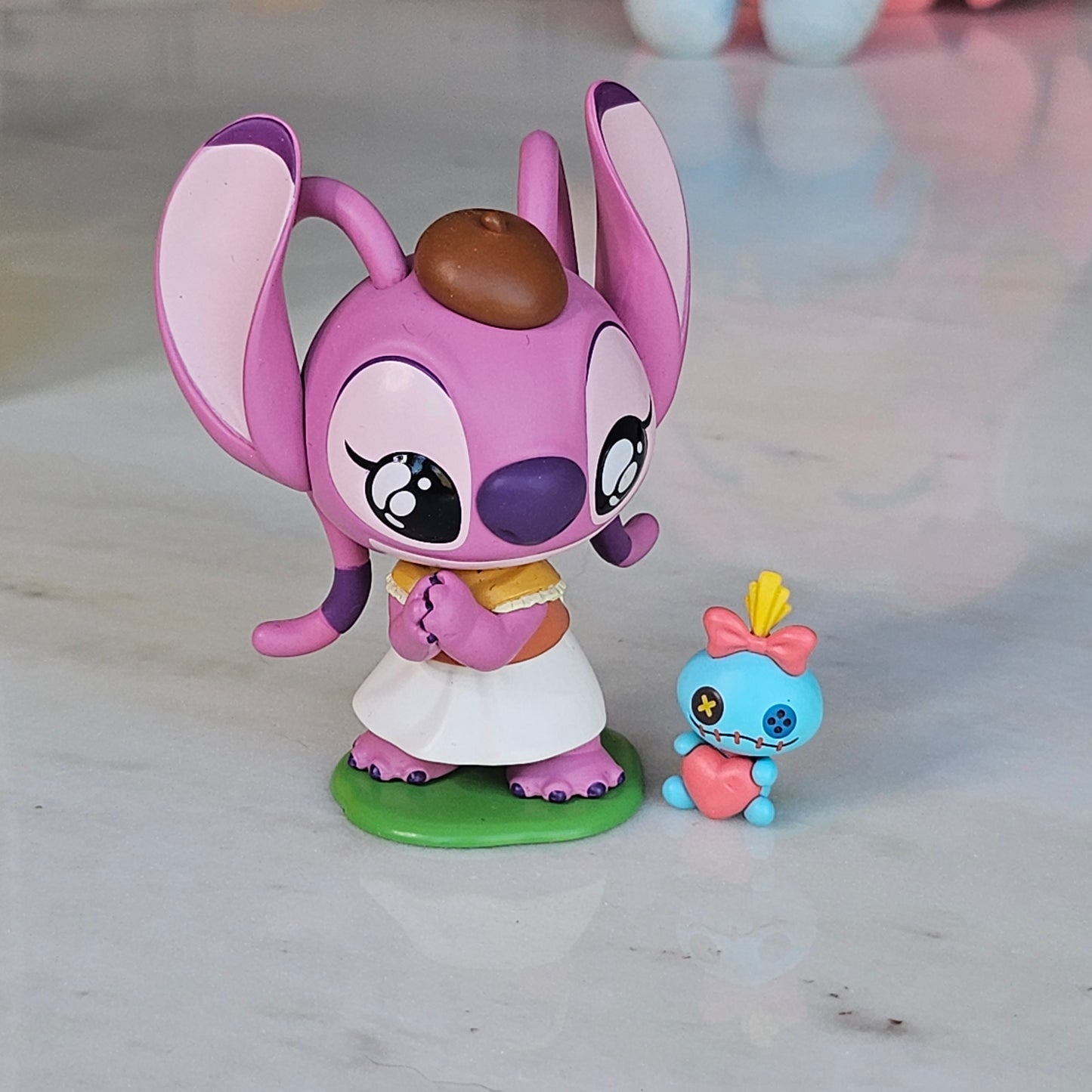 dressed up pink dog popmart figure