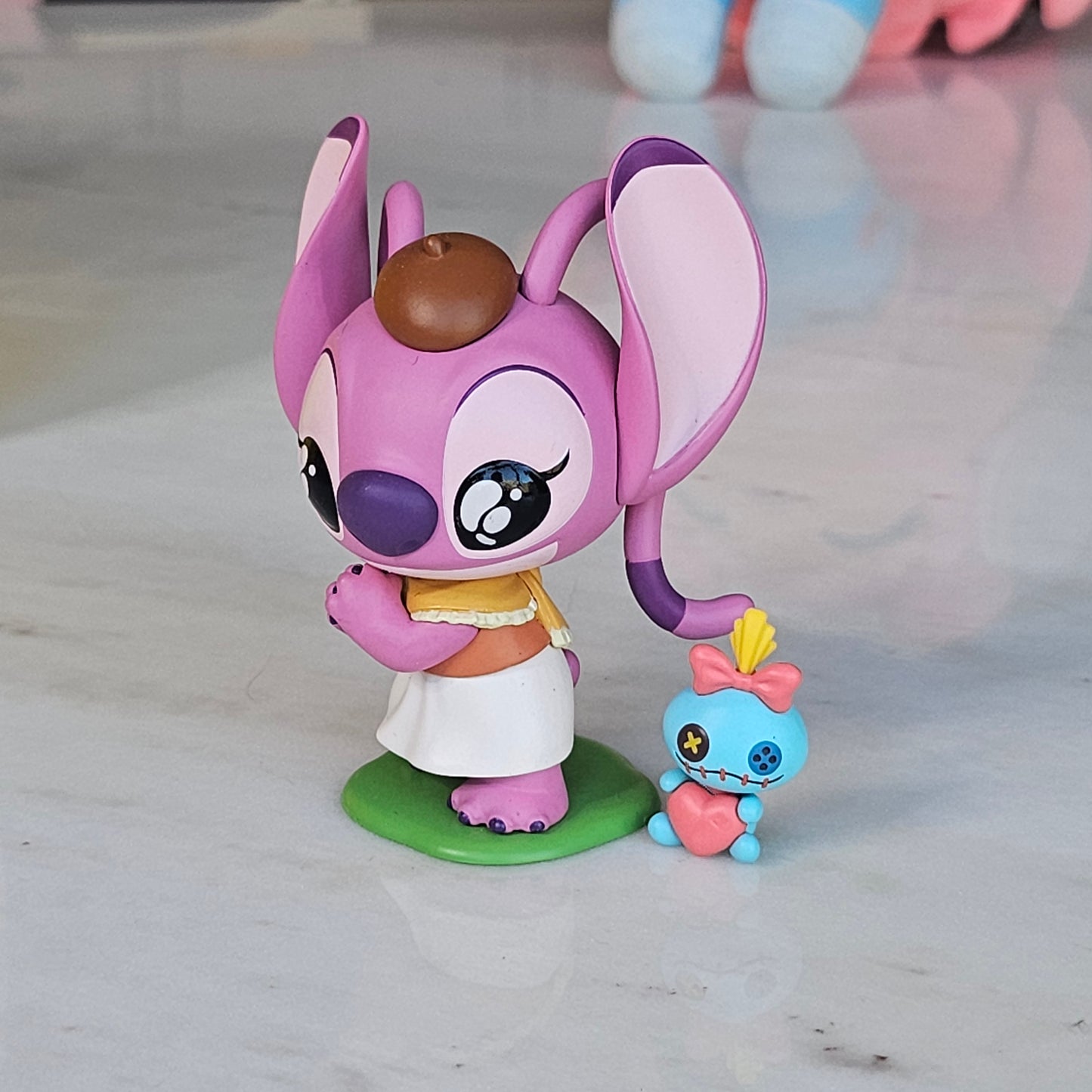 dressed up pink dog popmart figure