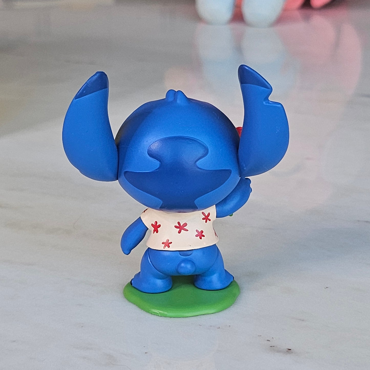 blue dog with rose popmart figure