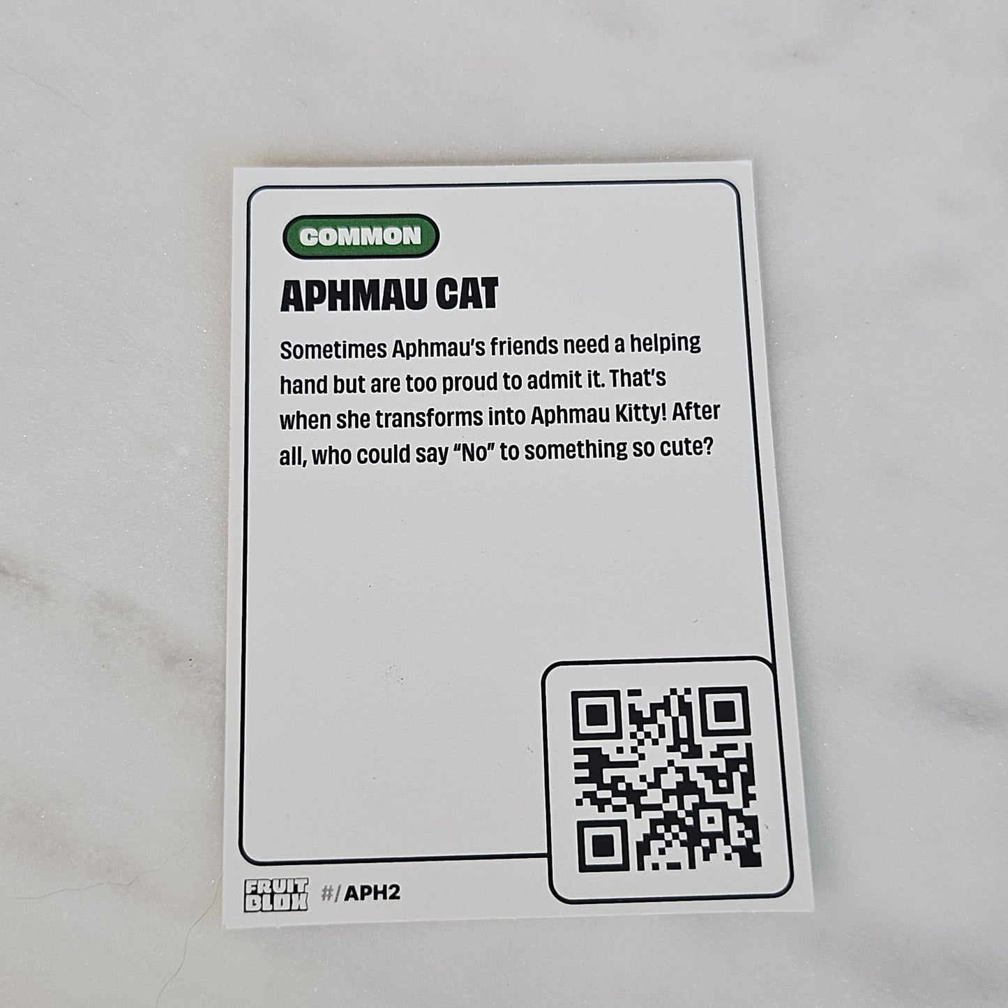 aphmau cat trading card