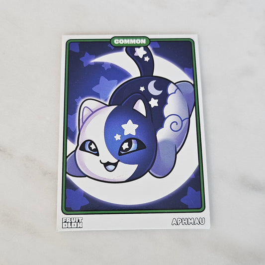 moon cat aphmau trading card