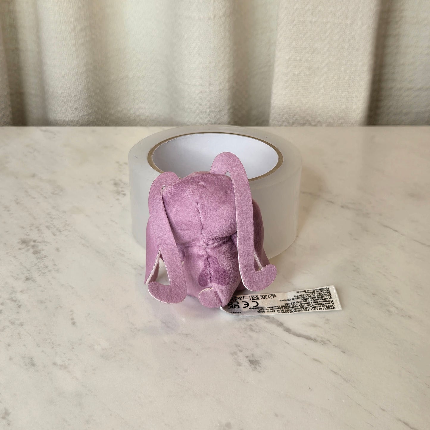 blue dog tiny plush (angel)