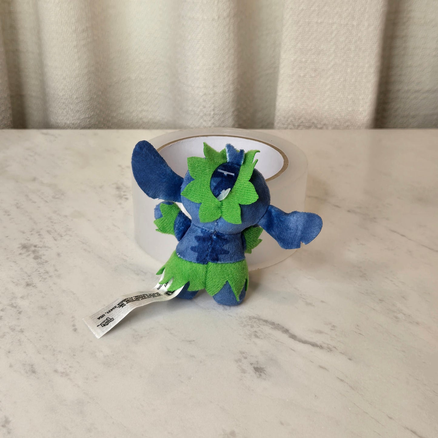 blue dog tiny plush (hula)