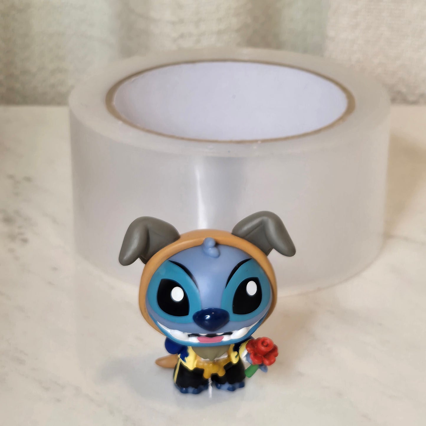 blue puppy figure (beast)