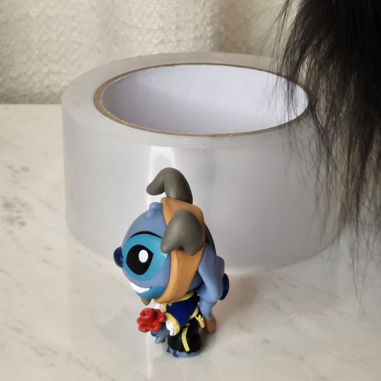 blue puppy figure (beast)