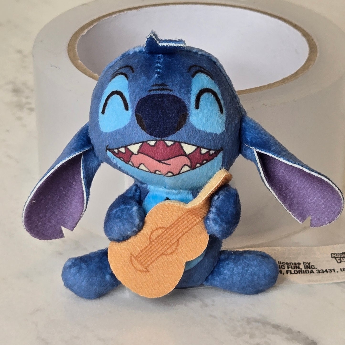 blue dog tiny plush (ukulele)
