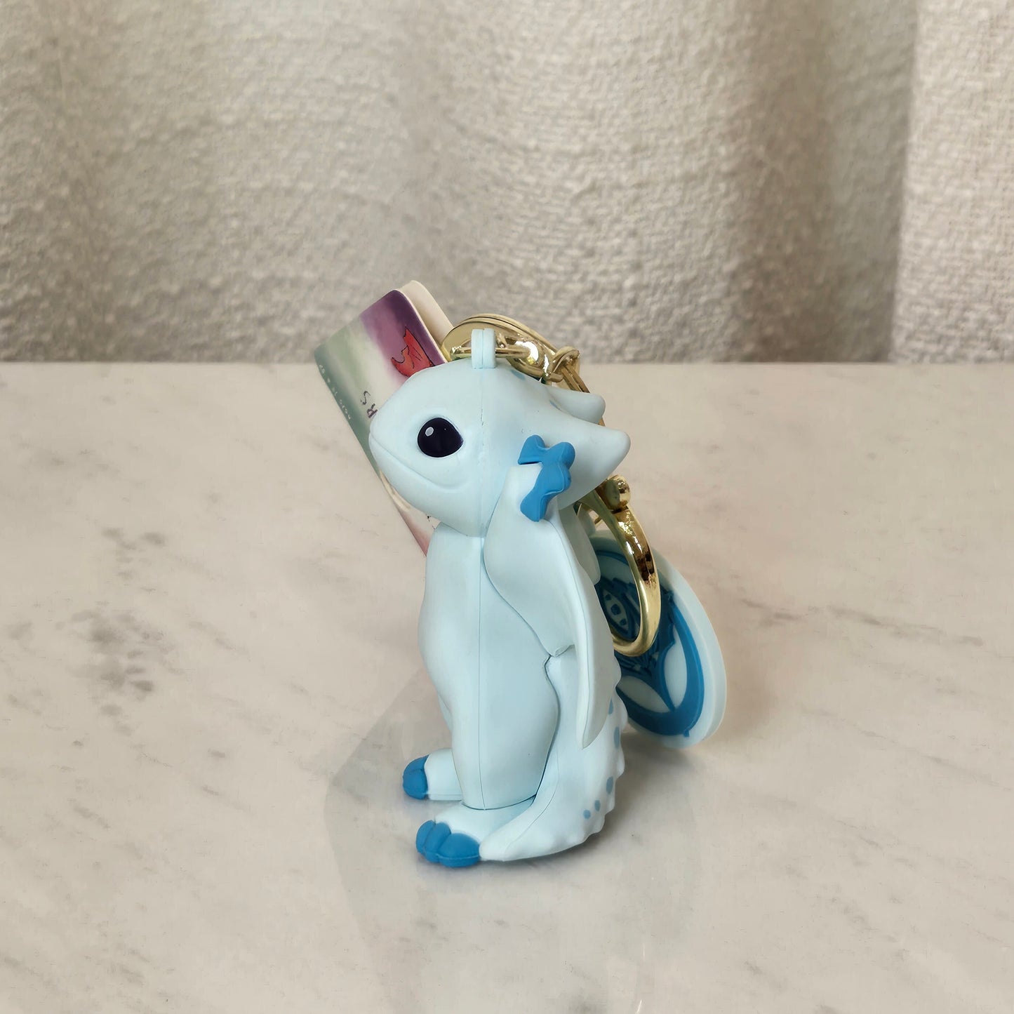 dragon keychain (light blue)