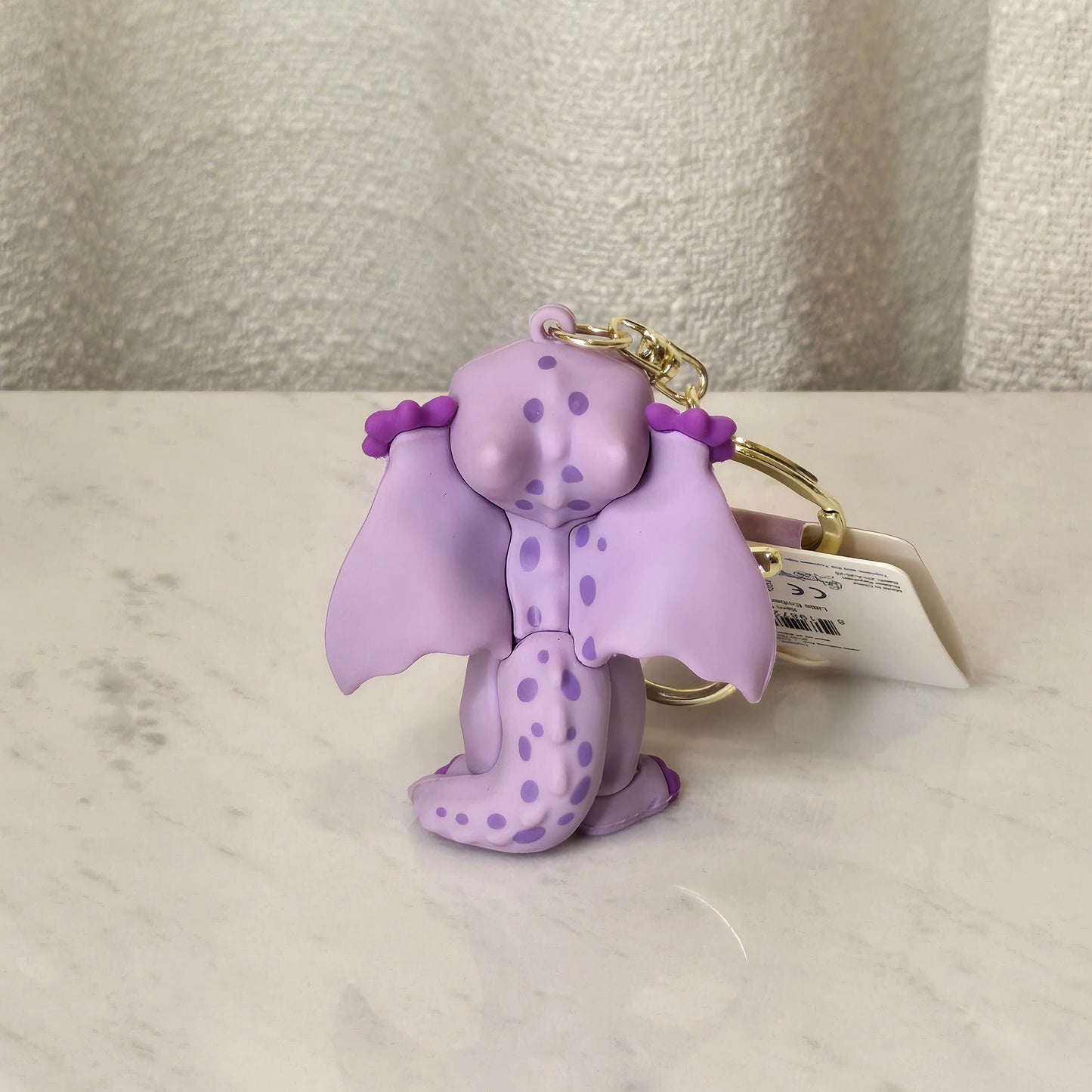 dragon keychain (purple)