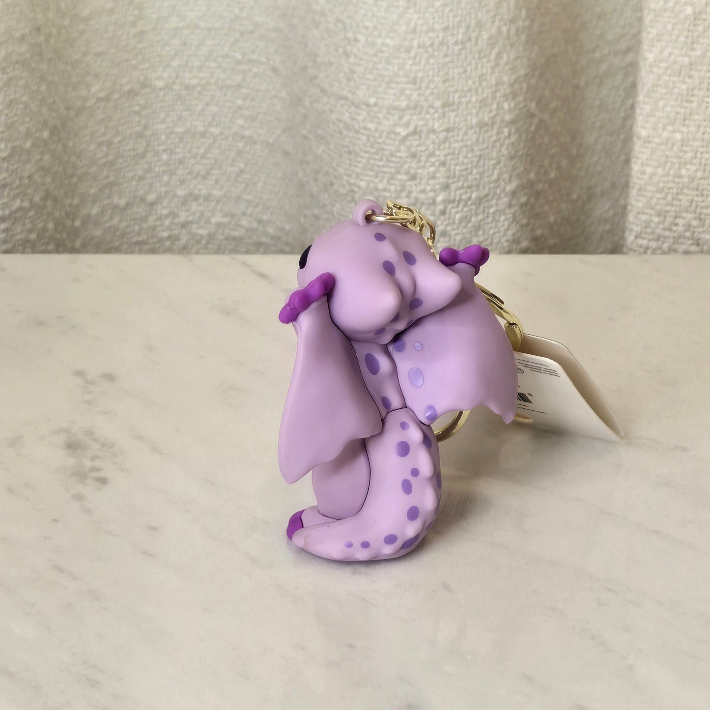 dragon keychain (purple)