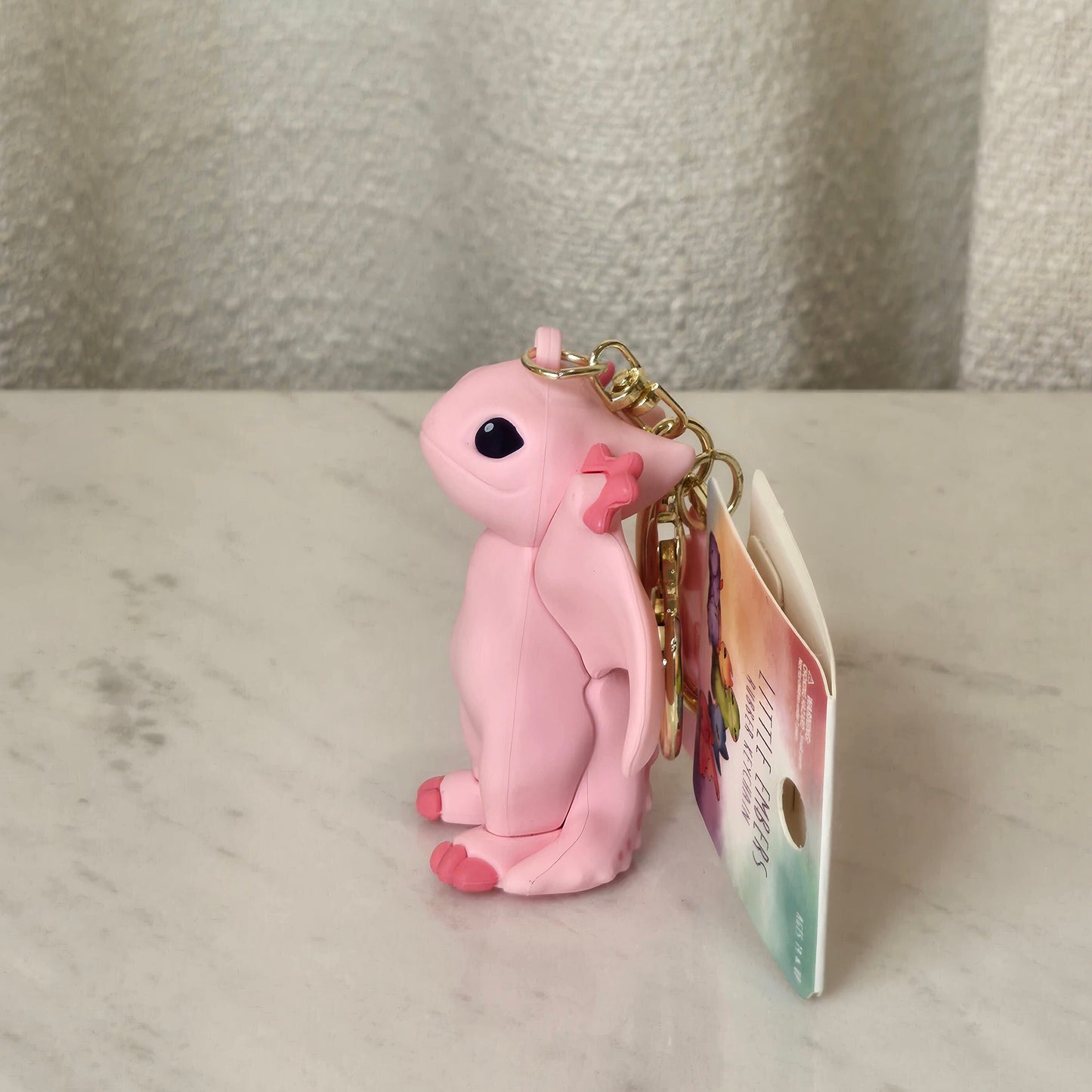 dragon keychain (pink)