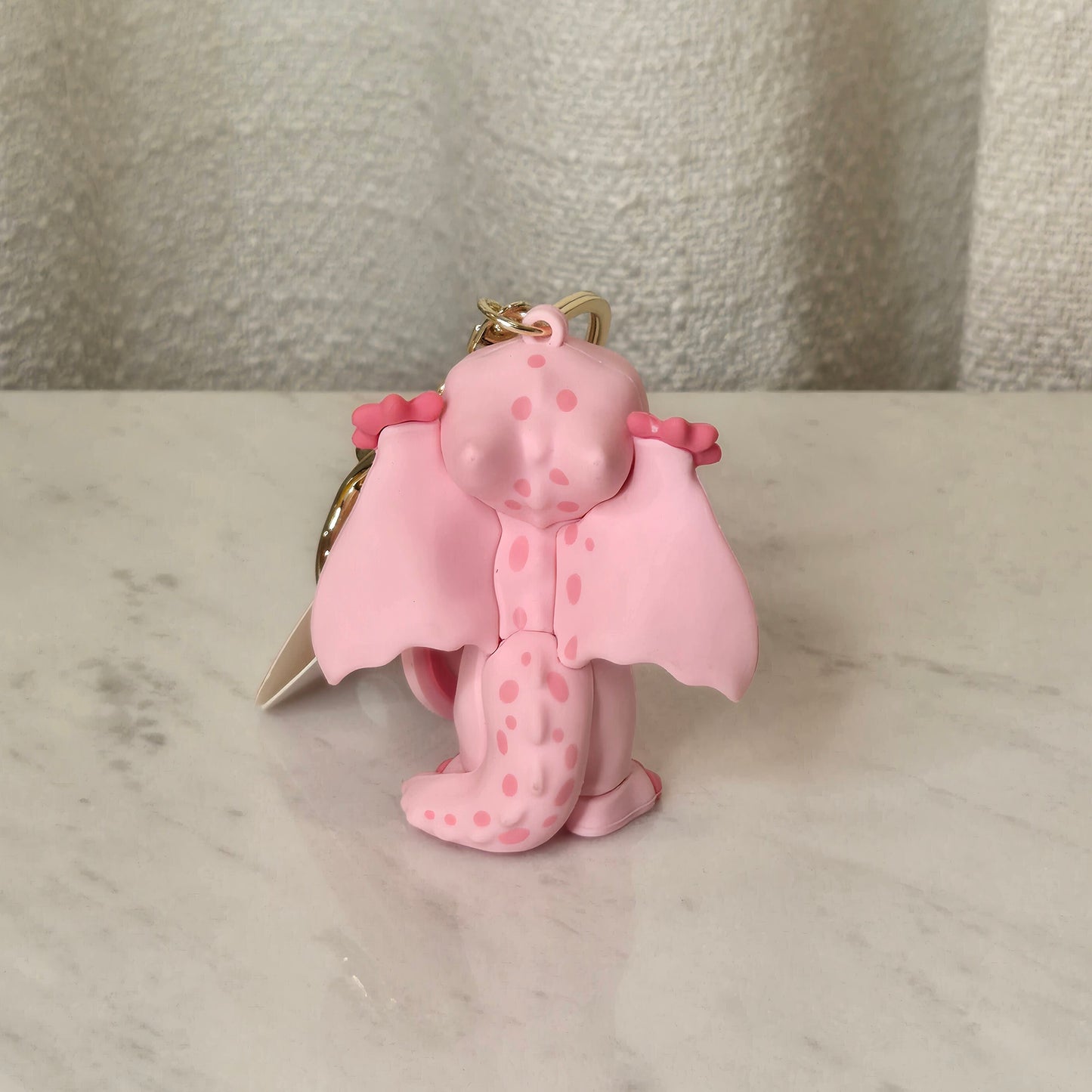dragon keychain (pink)