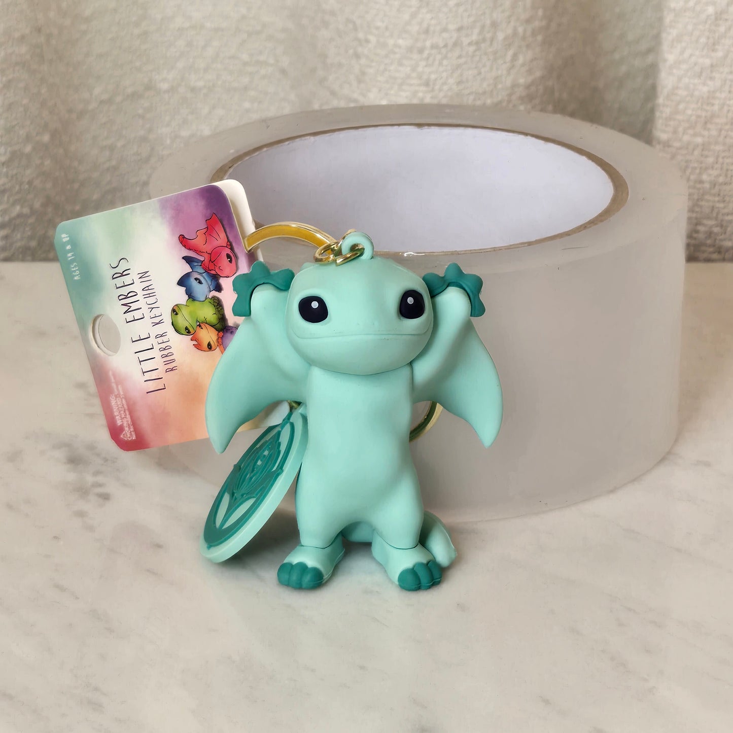 dragon keychain (green)