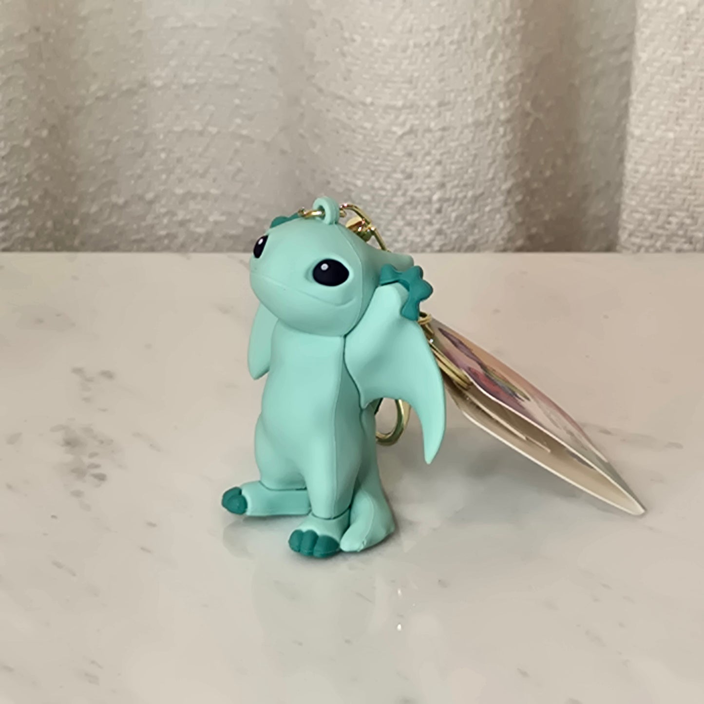 dragon keychain (green)