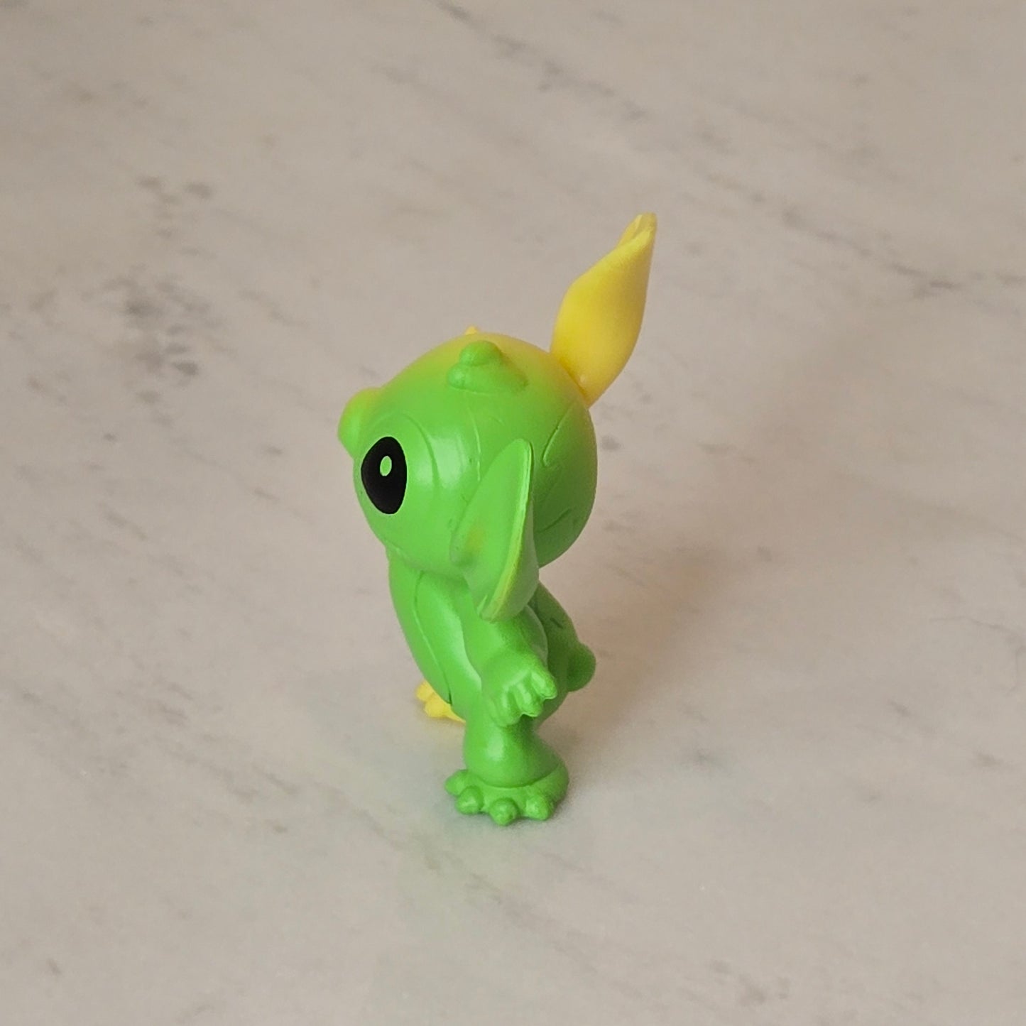 blue dog figure (yellow and green)