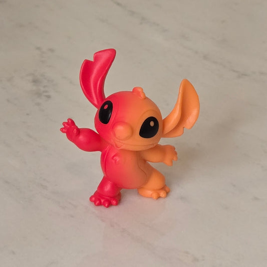 blue dog figure (red and orange)