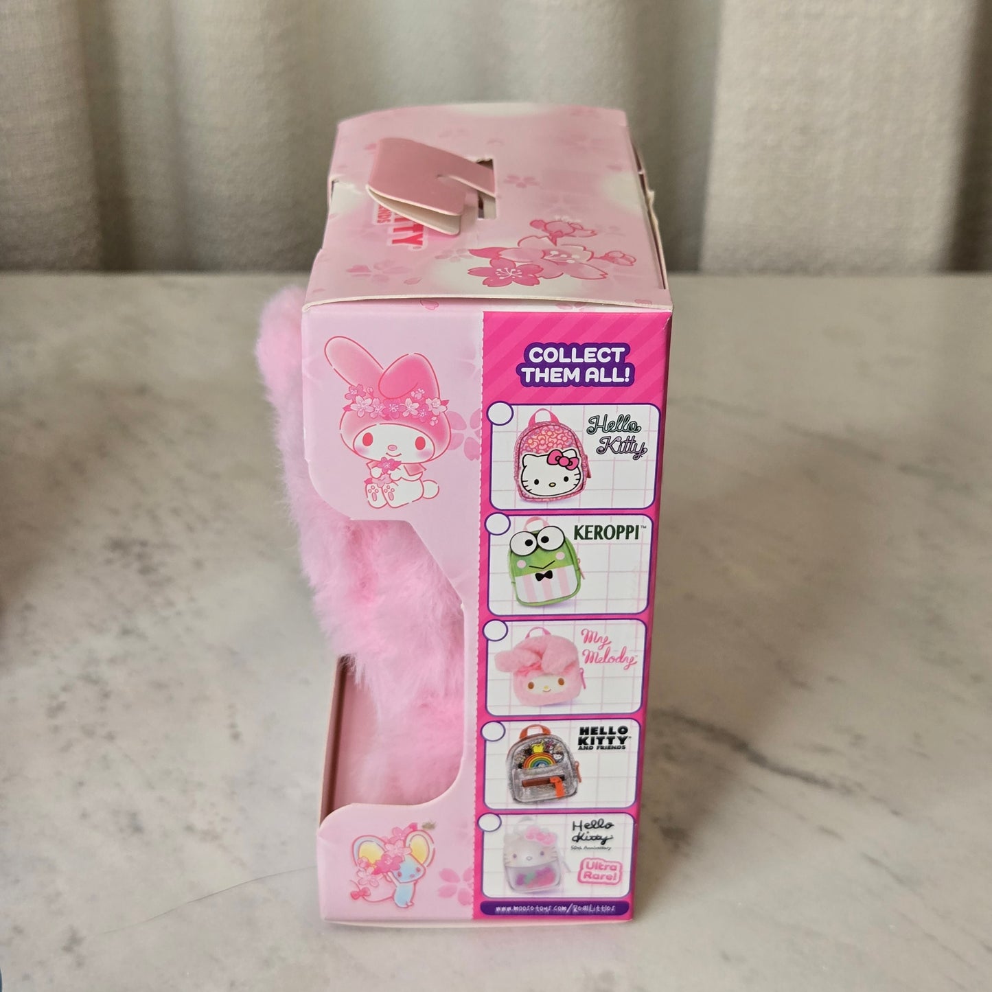 pink bunny mini backpack (in box)