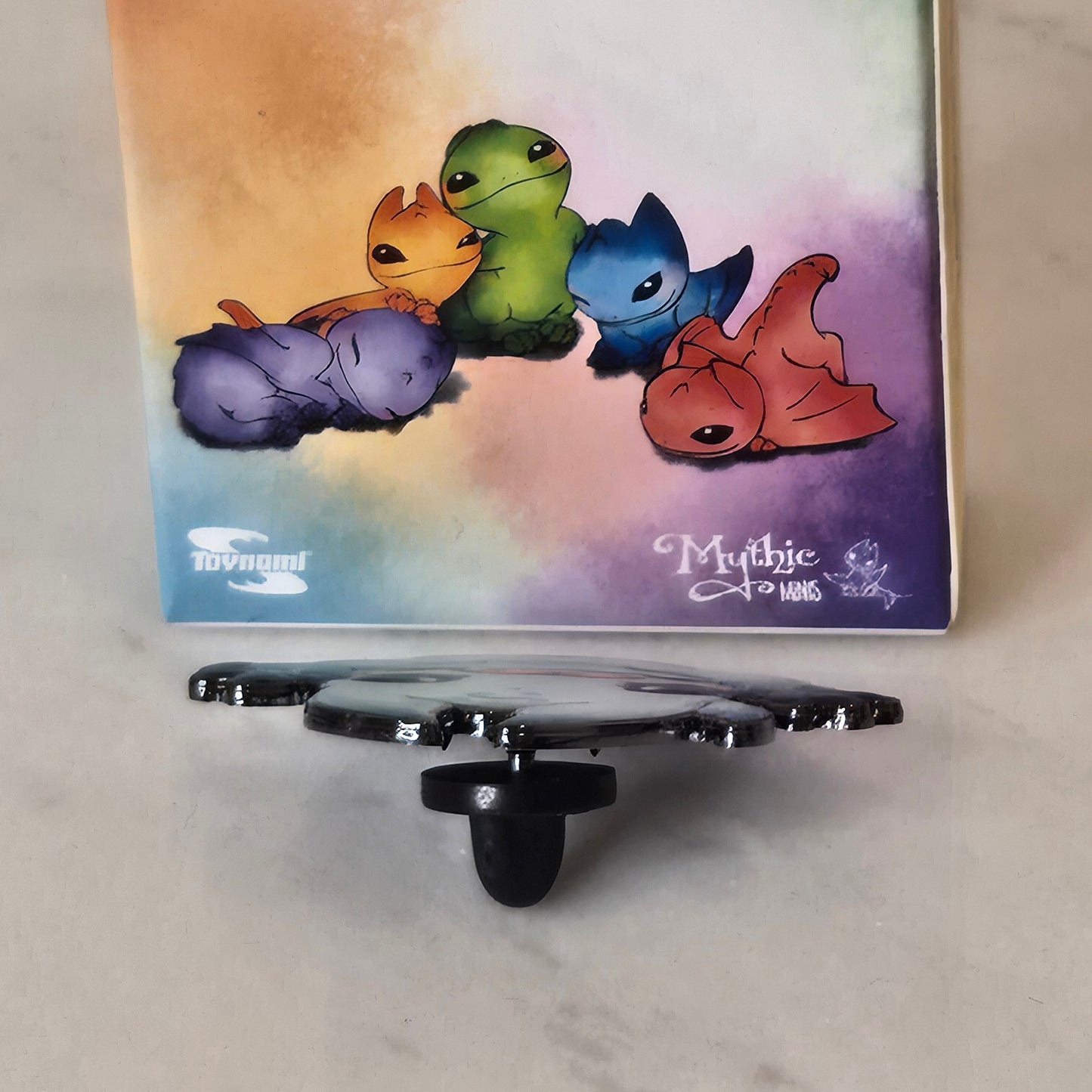 light blue dragon pin