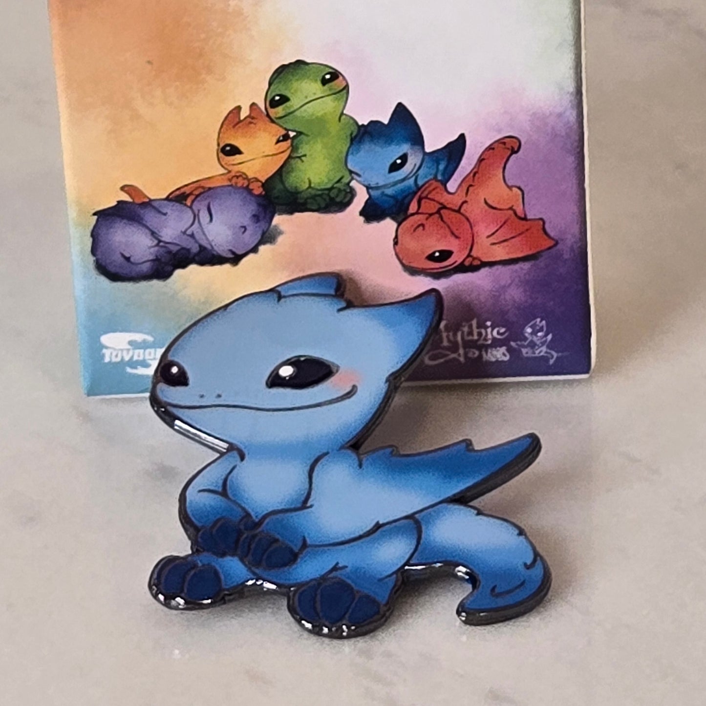blue dragon pin