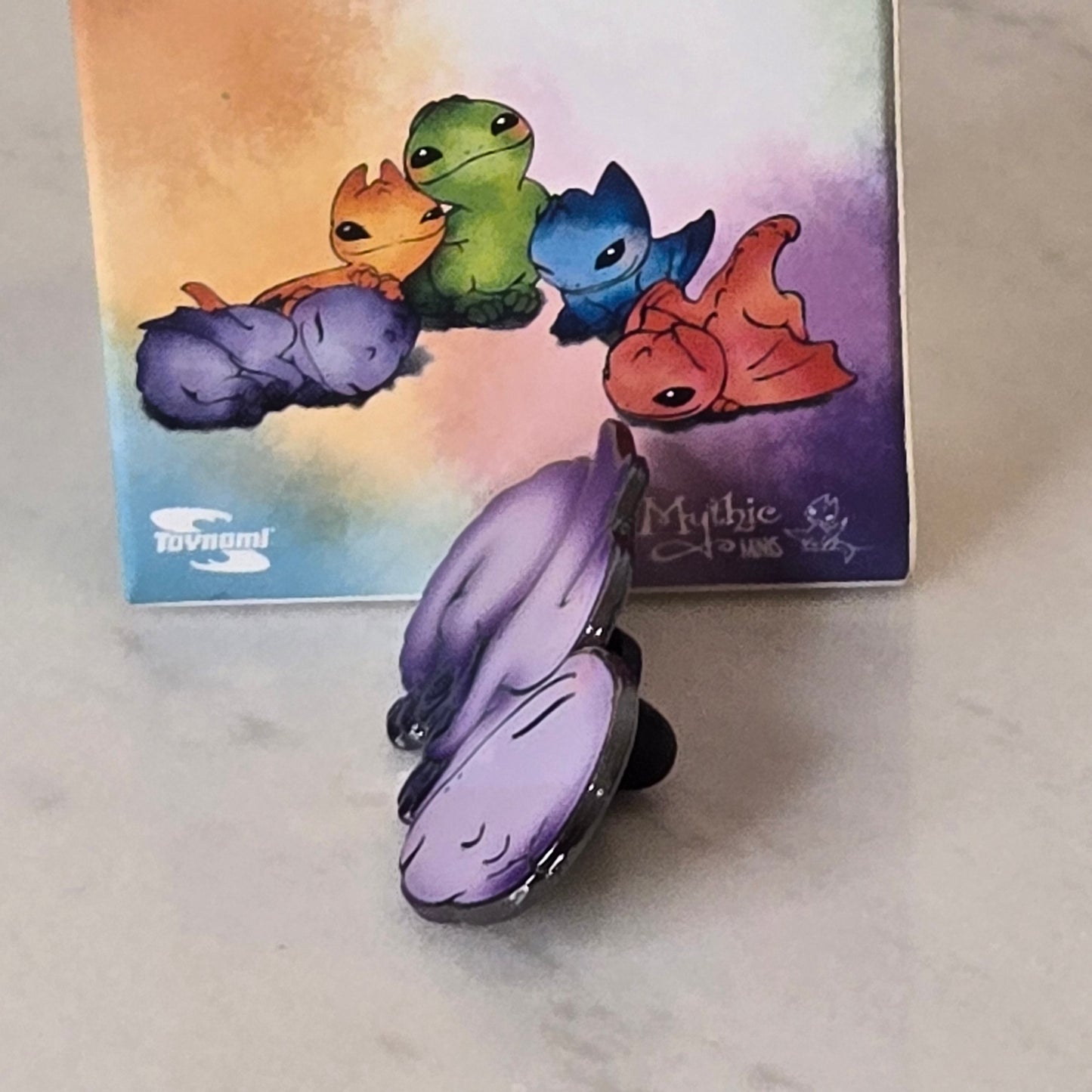 purple dragon pin