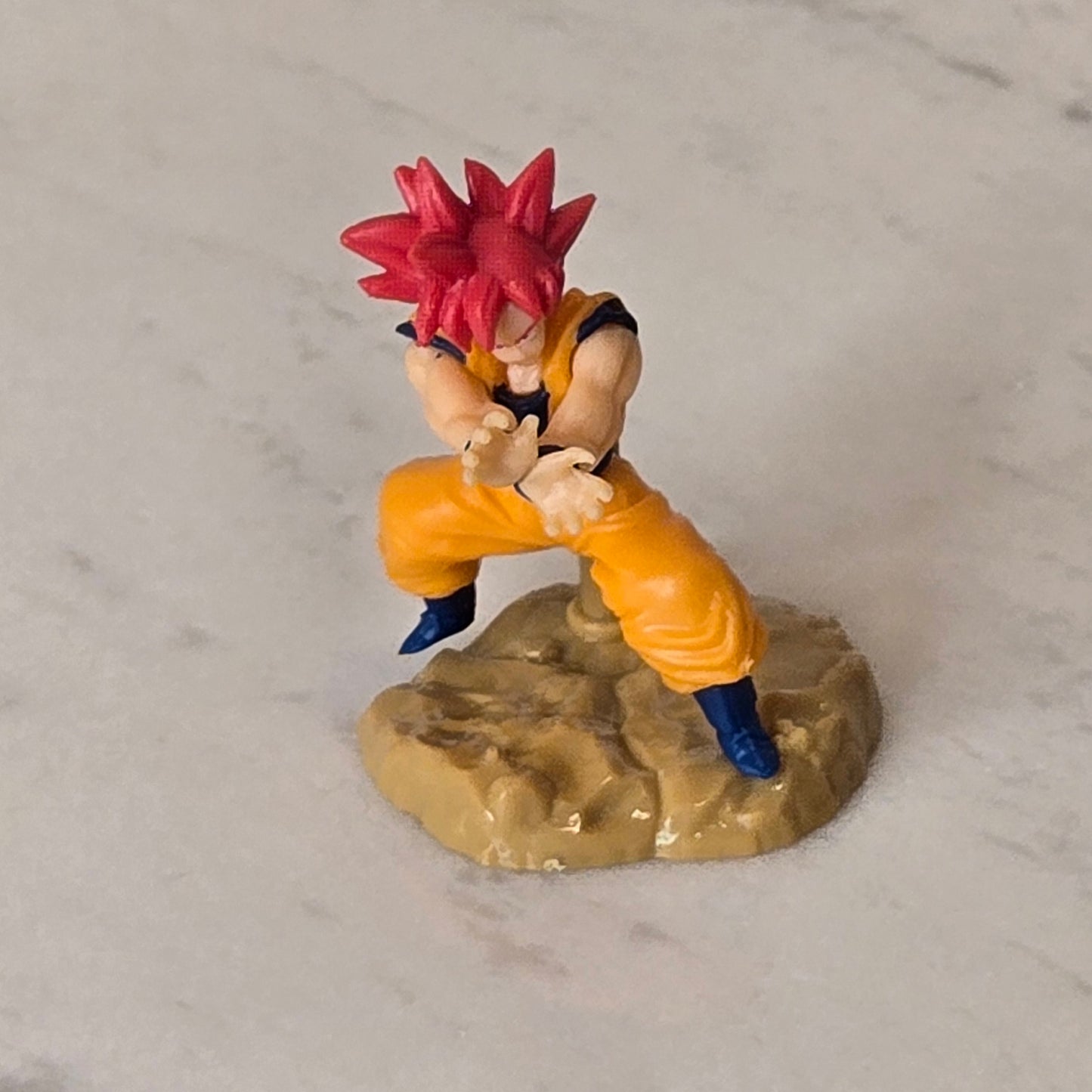 red hair dragonball z microfigure