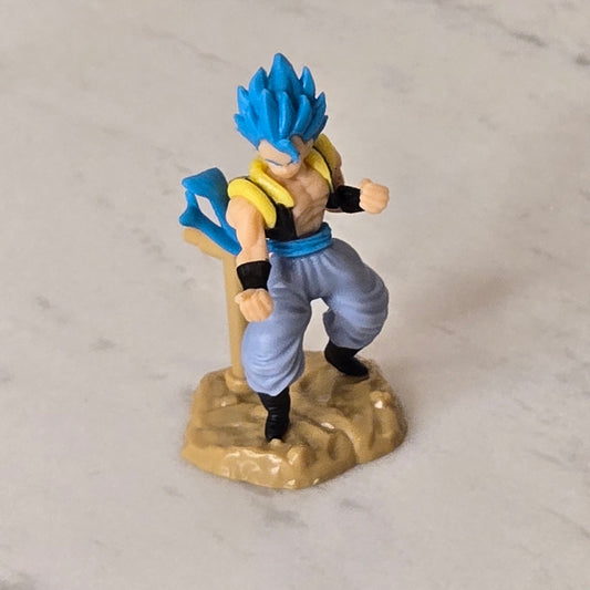 blue hair dragonball z microfigure