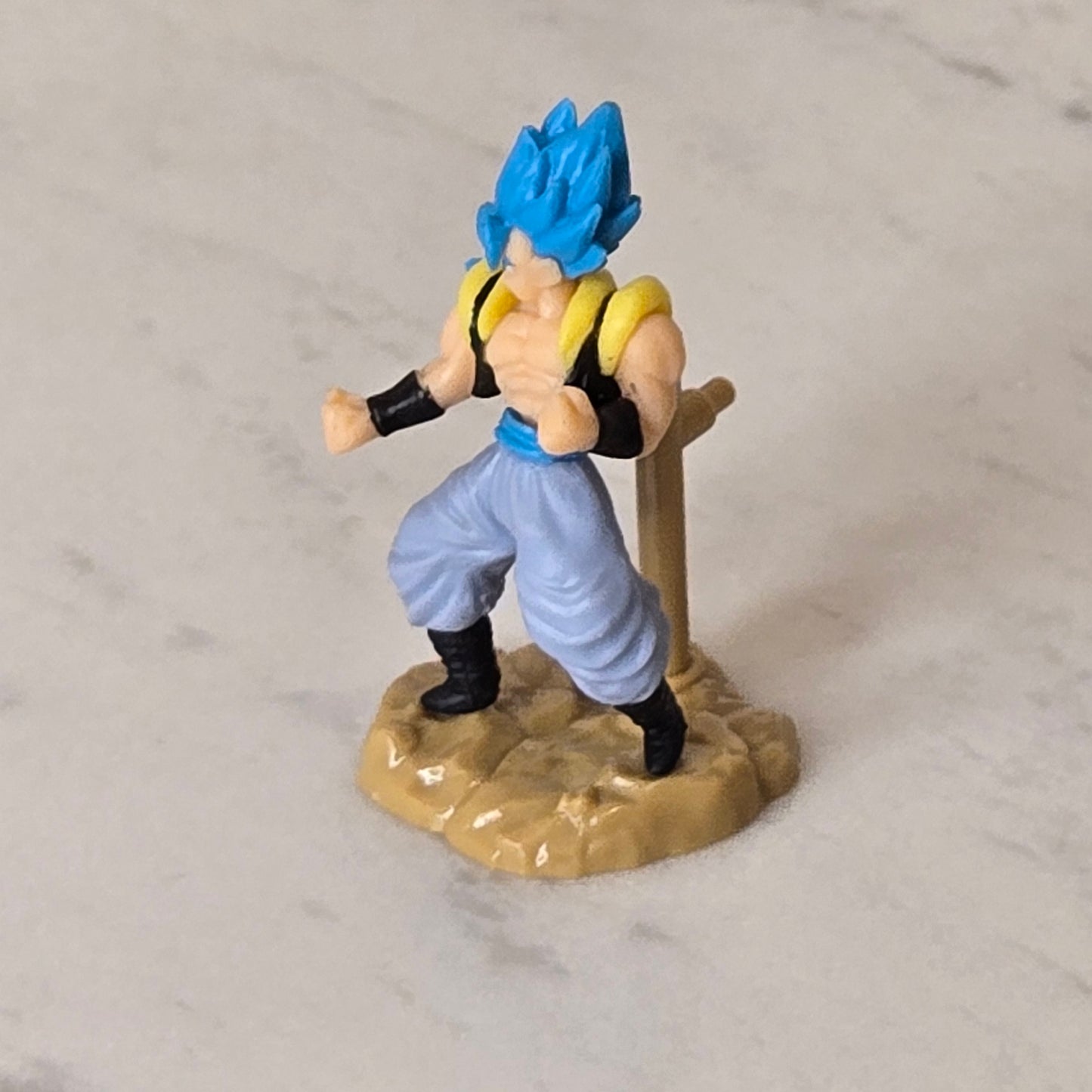blue hair dragonball z microfigure