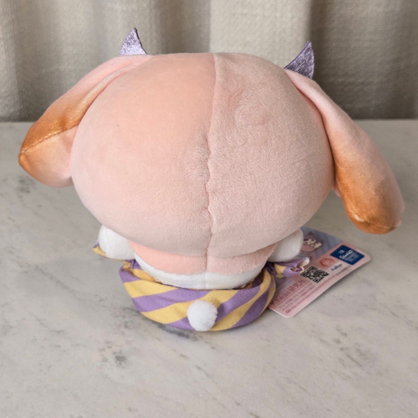 pink bunny plushie