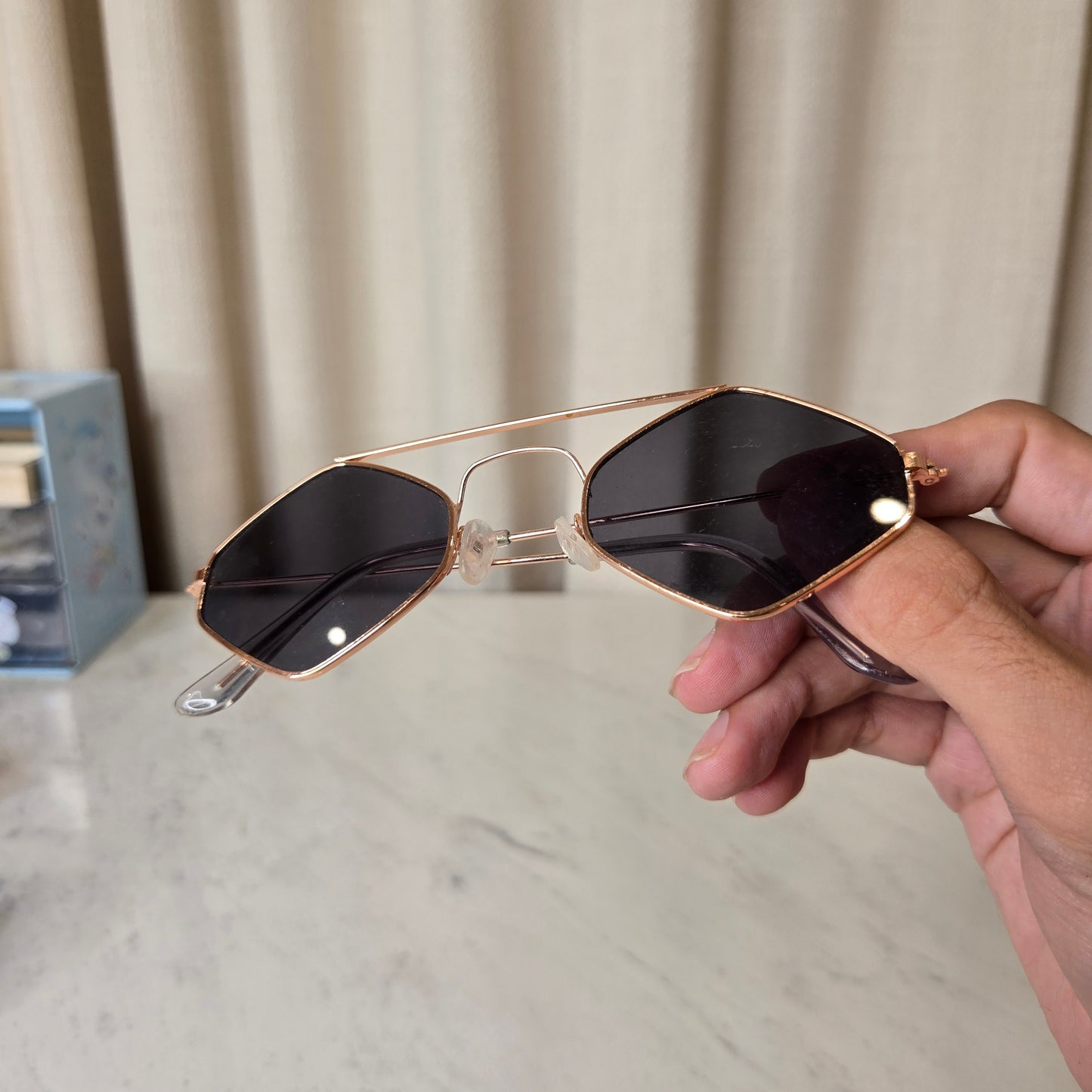 hexogonal sunnies