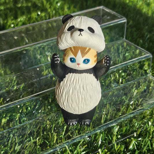 standing panda mofusand cat