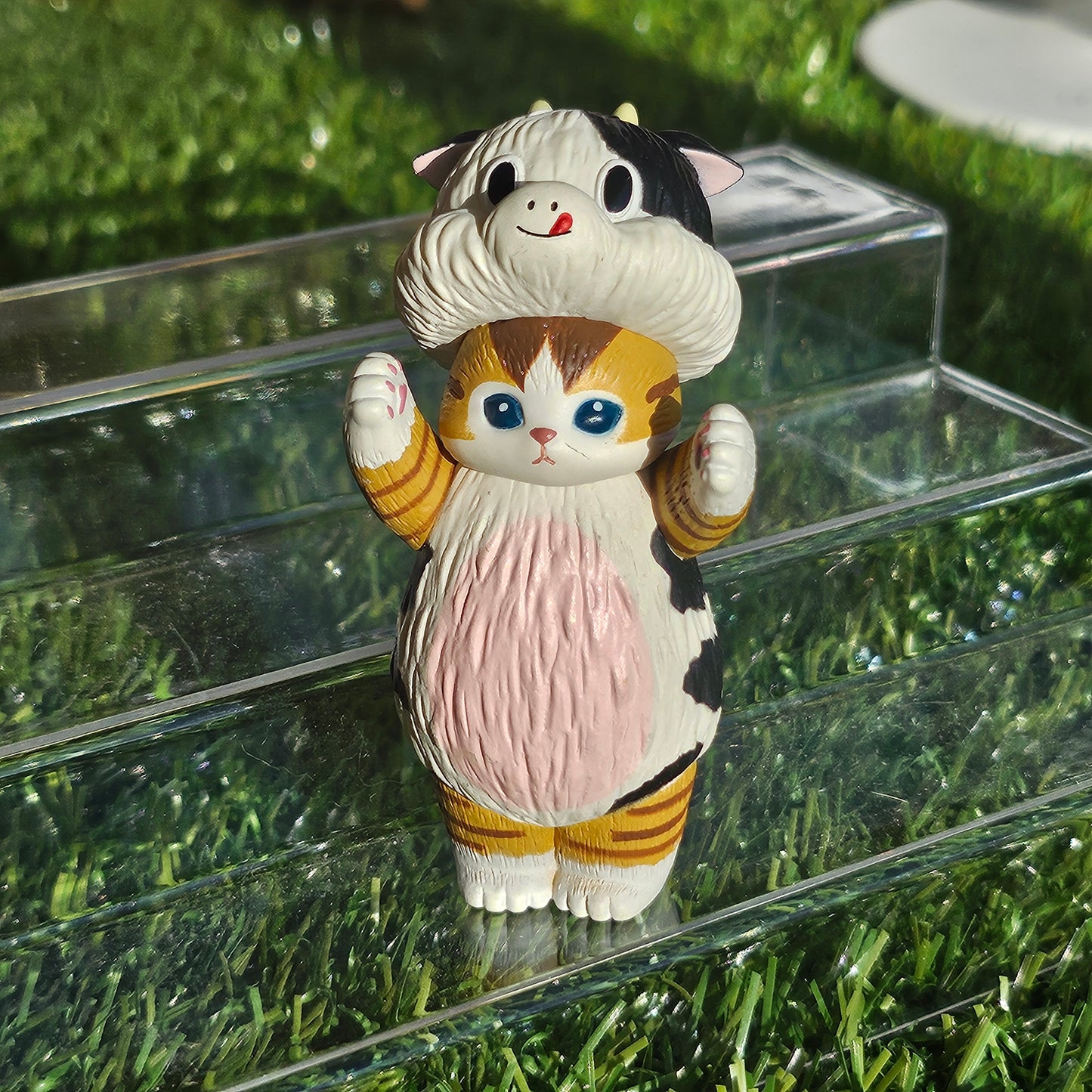 standing cow mofusand cat