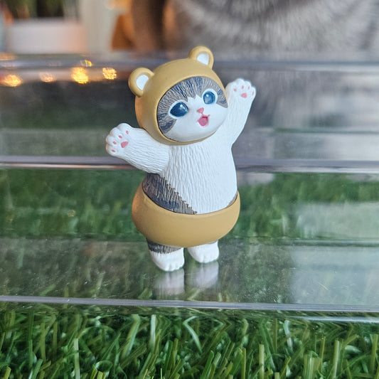 baby happy bear mofusand cat